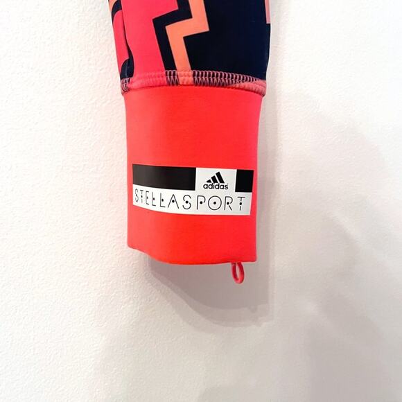 Adidas STELLASPORT Pink Printed Tights Sz S - Picture 3 of 5